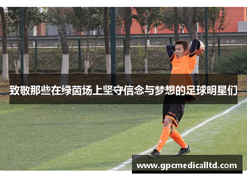 致敬那些在绿茵场上坚守信念与梦想的足球明星们